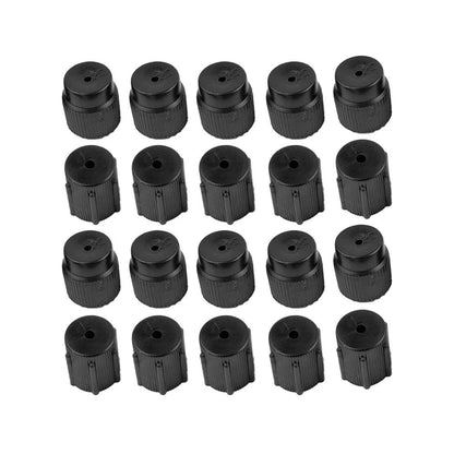 A/C System Charging Port Caps for Car (R134a 13mm Low & 16mm High)