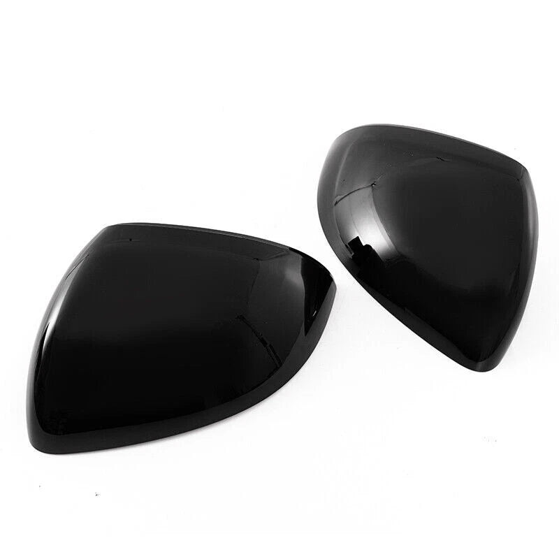2 x Black Side Mirror Cap Overlay Covers for Benz C-Class W206 W223 (2022-2024)