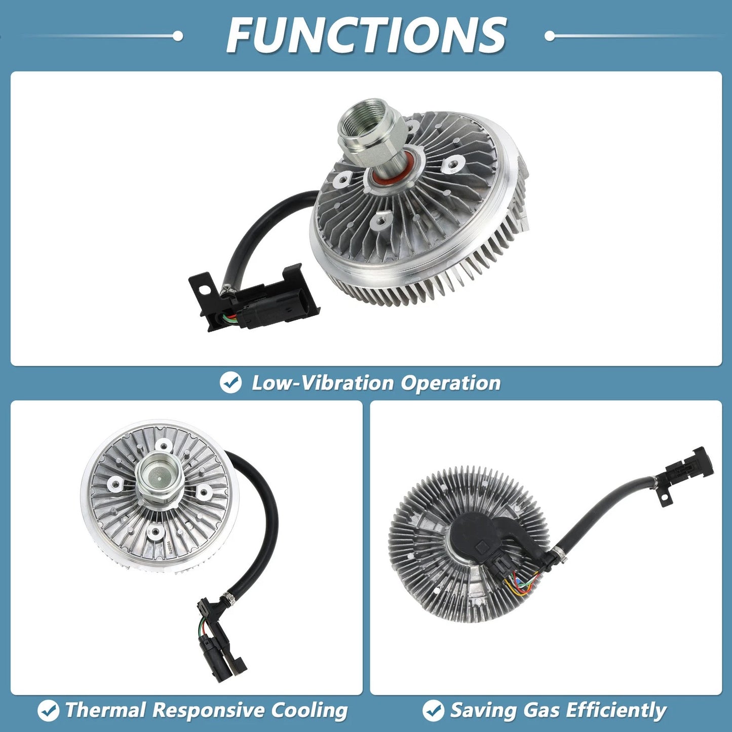 Cooling Fan Clutch for Ford F-150 V8 6.2L (2011-2014)