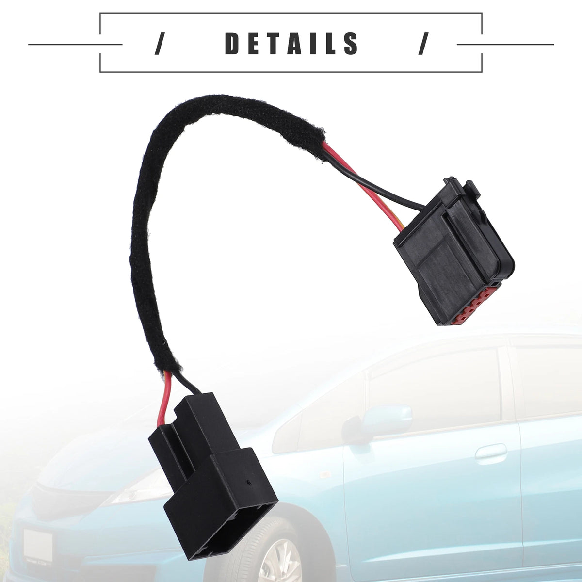 USB Media Hub Power Harness Adapter for Ford (HC3Z19A387B) Black