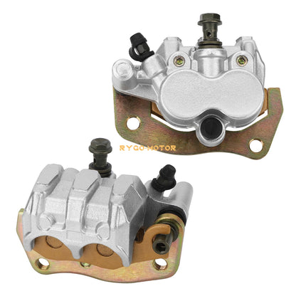 Front Left Caliper & Pads For Yamaha Rhino 450 660 700 YXR (2004–2013)