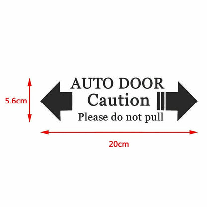 1 x Auto Door Caution Do Not Pull Decal Sticker for Car