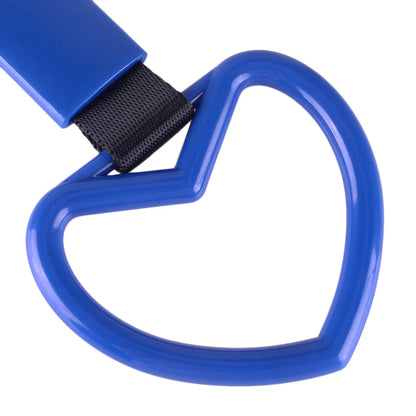 Heart Blue Tsurikawa Ring Handle Strap Charm for Universal Drift Car