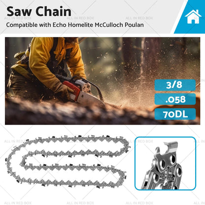 3/8" .058 70DL Chainsaw Chain for Echo (Various Years)