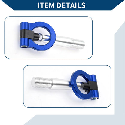 Tow Hook Ring 23.5cm for Mitsubishi Lancer Evolution  - Blue