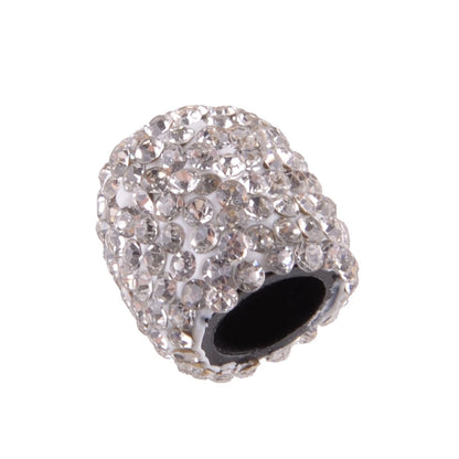 Sparkling Silver Valve Stem Caps for Universal Cars