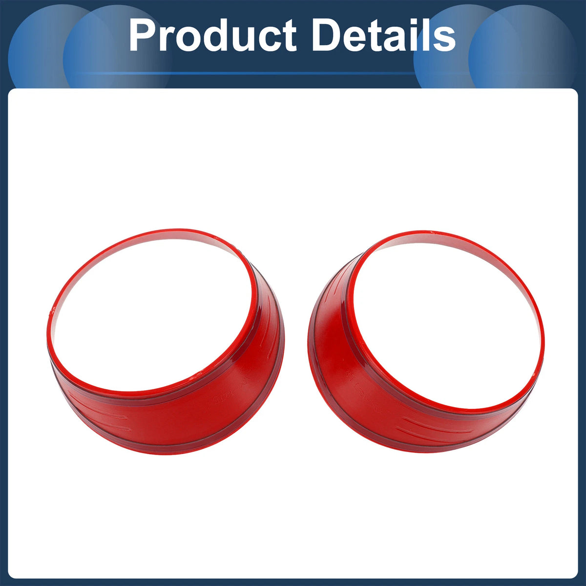 2 x Car Front Left & Right Headlight Trim Bezels for Jeep Wrangler (2028)
