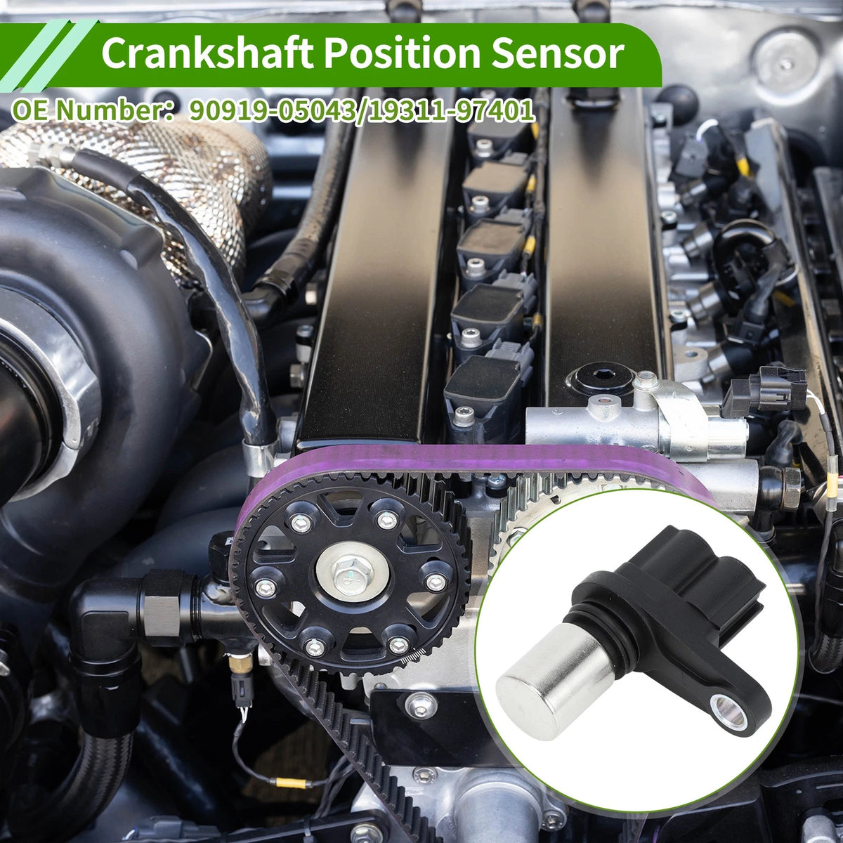 Crankshaft Position Sensor for TOYOTA Yaris I Hatchback (2002–2005)