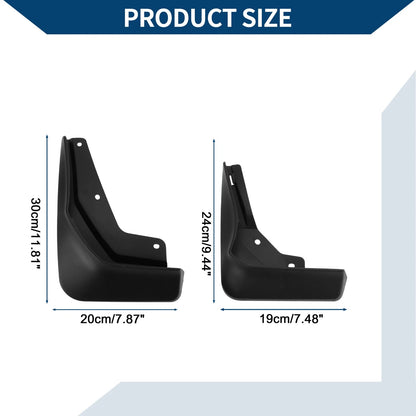 Mud Flaps Splash Guards Set for Mercedes-Benz CLA (2020-2023)