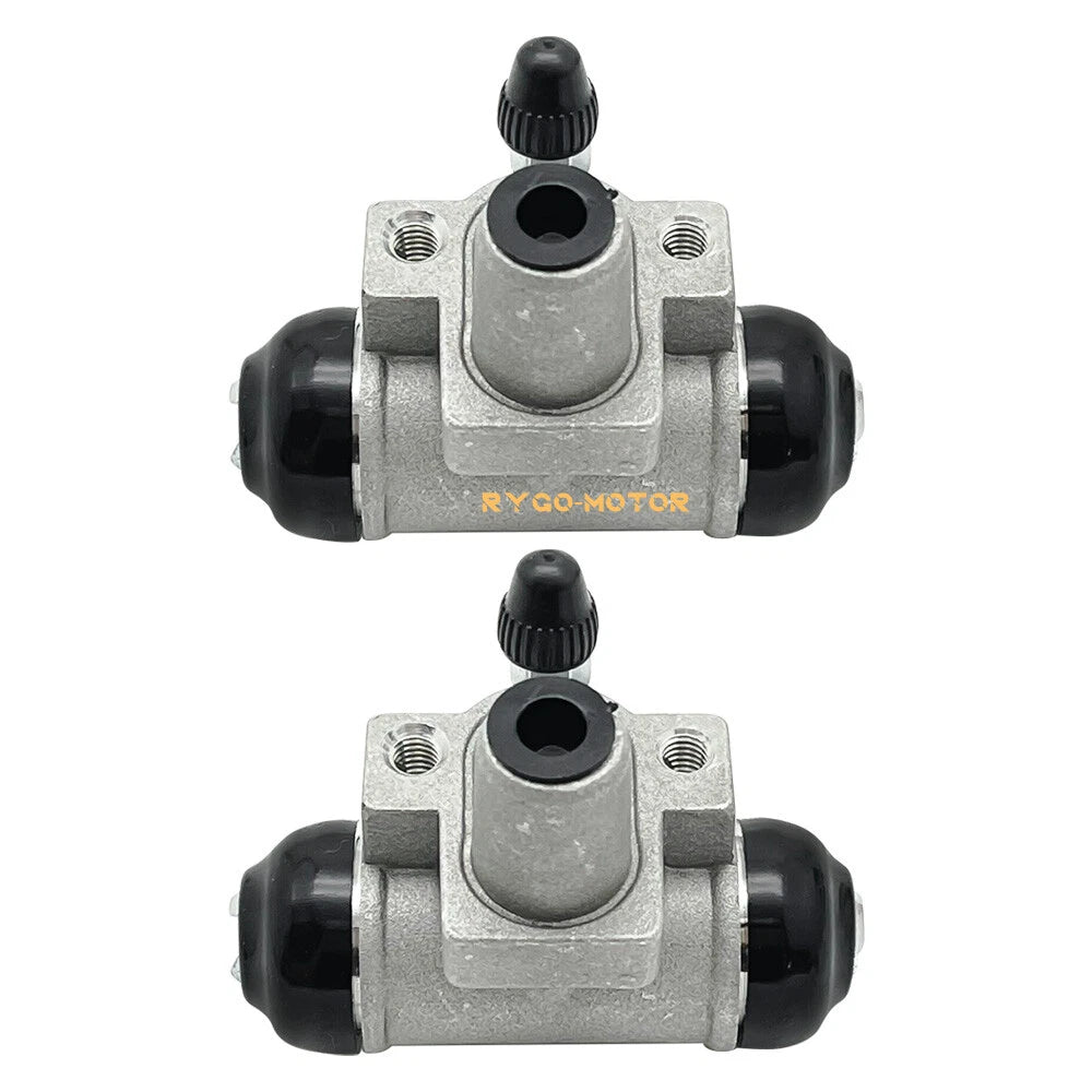 All 4 Front/Rear Brake Wheel Cylinders Shoes for Kawasaki Mule 600 610 SX