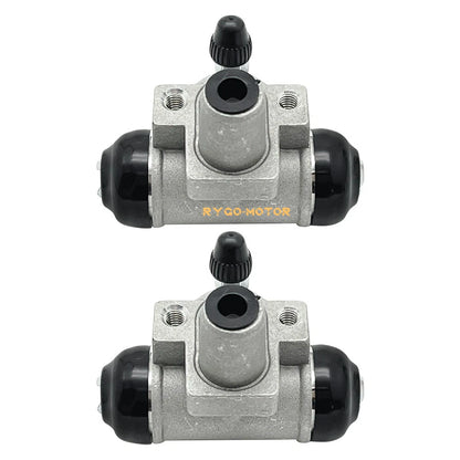 All 4 Front/Rear Brake Wheel Cylinders Shoes for Kawasaki Mule 600 610 SX