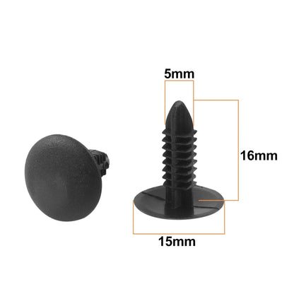 Rivets / 30pcs 5mm / Car Trim Boot Plastic Rivets Push Clip for Toyota