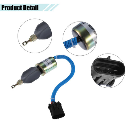 1 Set Fuel Shut Off Stop Solenoid Valve for Dodge Ram 2500