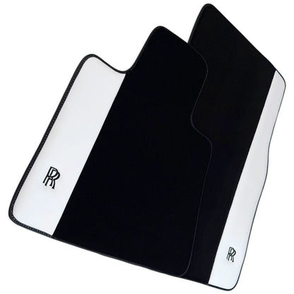 AutoWin Floor Mats for Rolls Royce Ghost Series II (2021-2024) White Leather