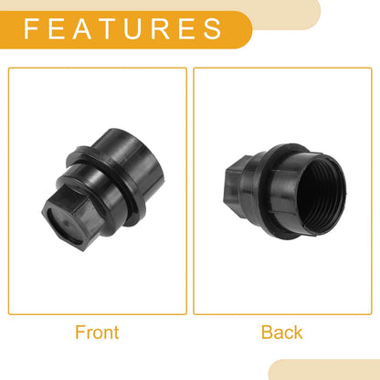 Wheel Lug Nut Bolt 24 Pcs Plastic Black for Chevrolet Blazer