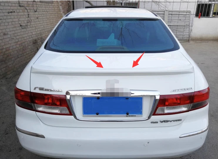 Factory Style Spoiler Wing for 2003-2005 Honda Accord 4DR Sedan White ABS