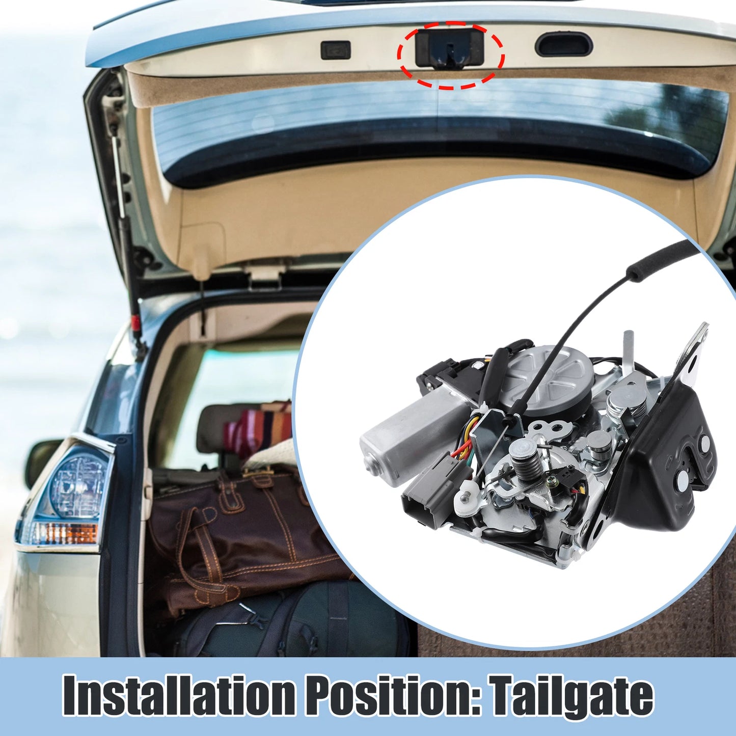 Auto Tailgate Lift Gate Latch Actuator Motor for Dodge Chrysler