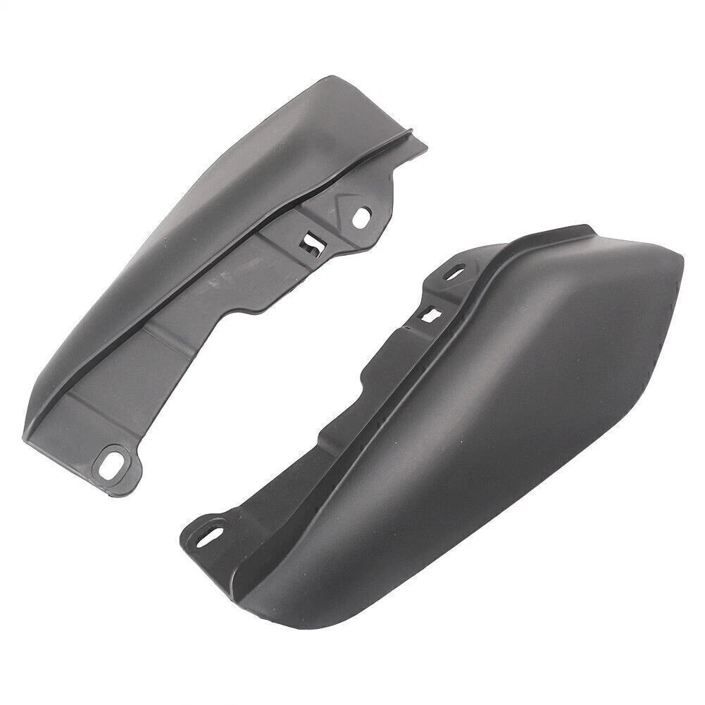 2 x Motorcycle Mid-Frame Air Heat Deflectors for Harley Touring (2009-2016) Black