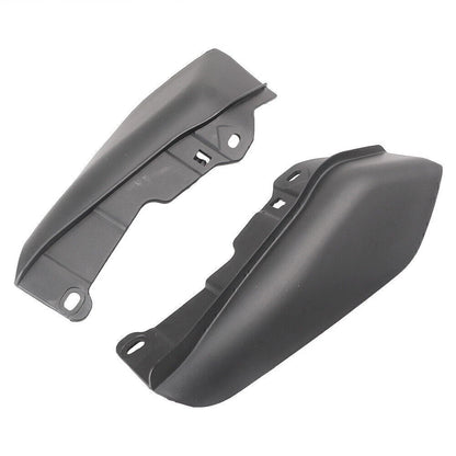 2 x Motorcycle Mid-Frame Air Heat Deflectors for Harley Touring (2009-2016) Black
