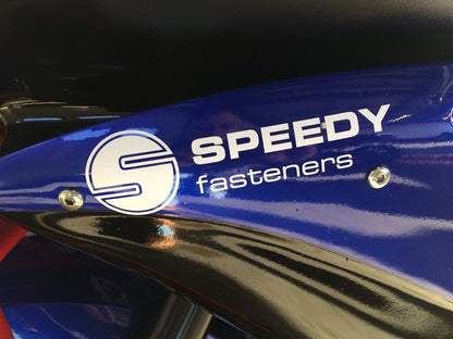 4x Dzus Verschluss Silber Sechskant Motorradverkleidung for Motorcycle