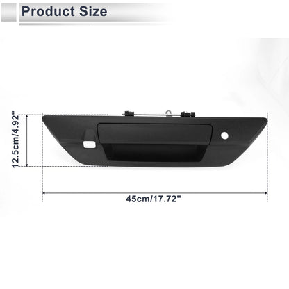 Exterior Door Tailgate Handles 2 x for Toyota Hilux Revo Black (2015–2021)