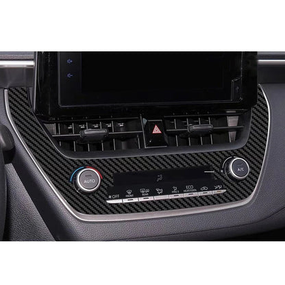 Carbon Fiber Console A/C Panel Cover for Toyota Corolla (2020-2024)