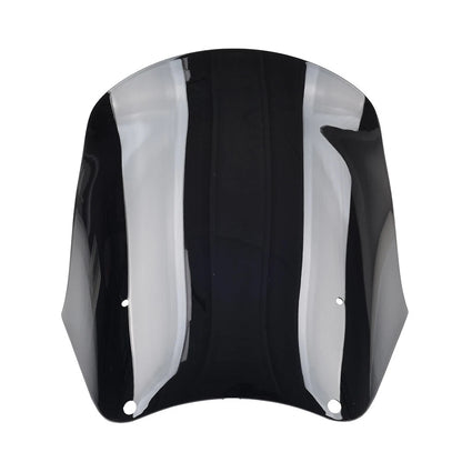 15" Black Windshield for Harley Dyna Low Rider Fat Street Bob (2006-2017)
