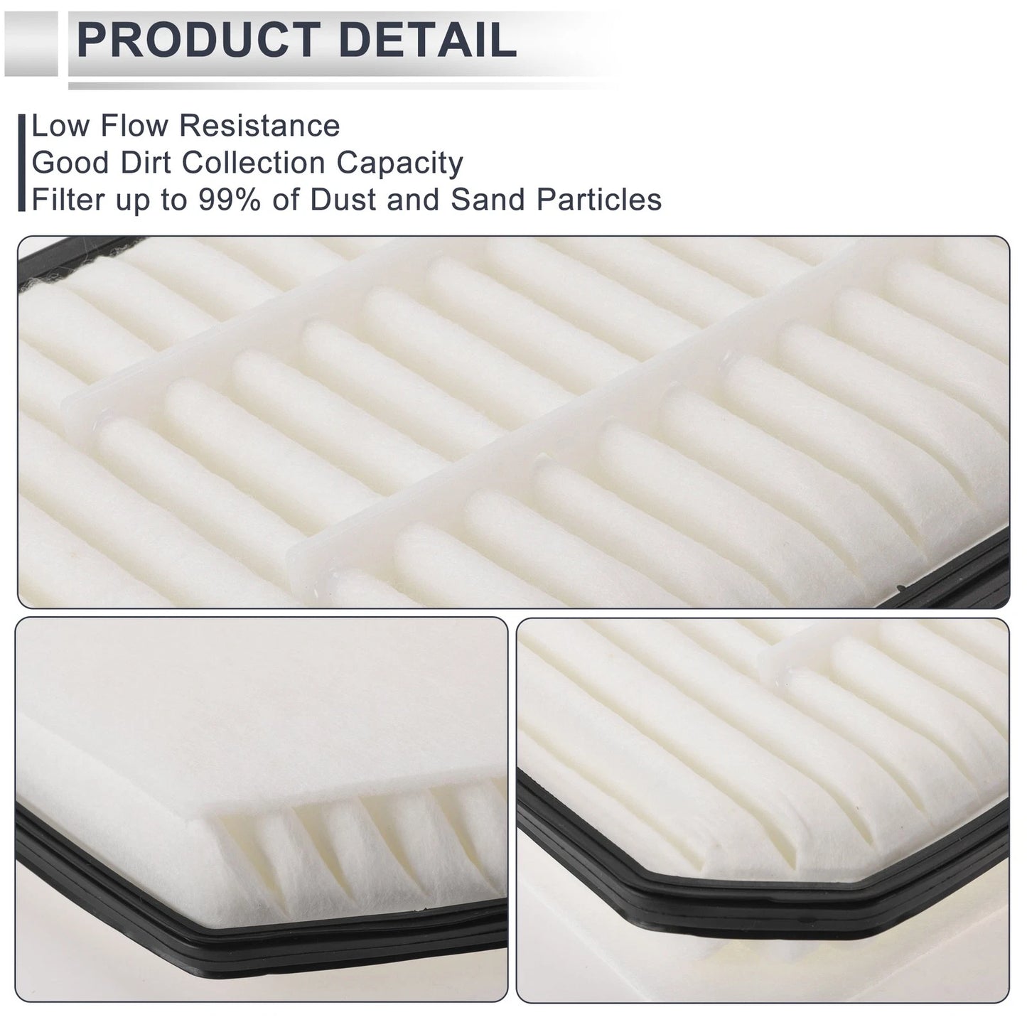 Engine Air Filter for JEEP Wrangler 2007-2016 2.8 CRD 1 x Pcs