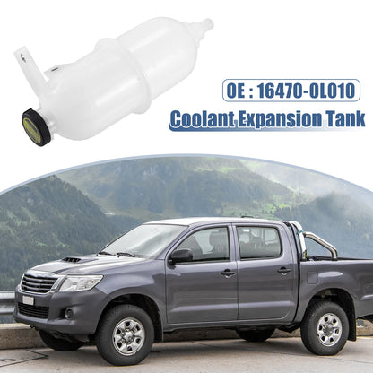 Coolant Radiator Reservoir Tank with Cap for Toyota Hilux Vigo (2005-2015)