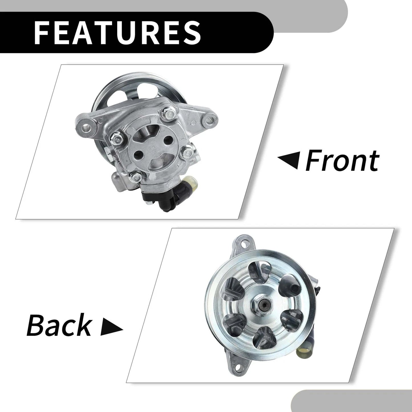 Power Steering Pump w/ Pulley for Honda Civic (2006-2011)