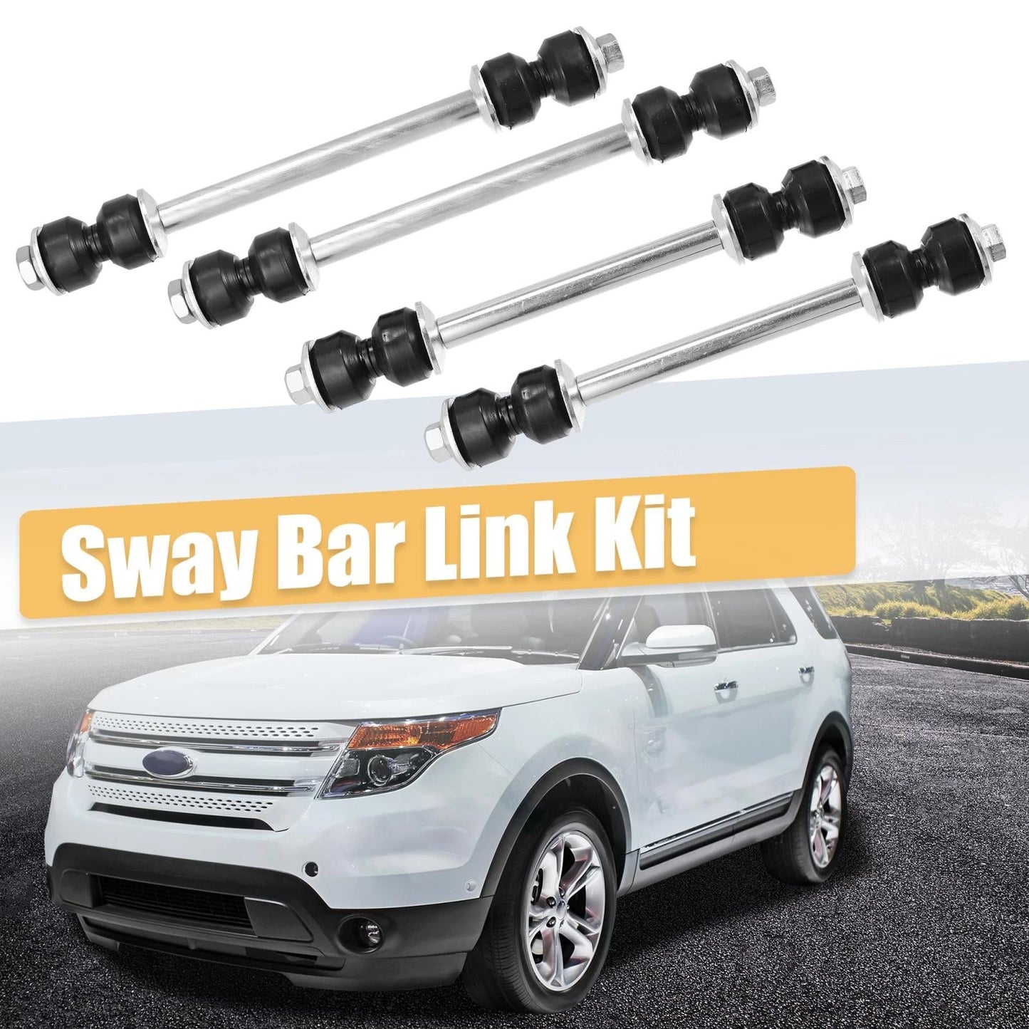 4 x Front Rear Sway Bar Links Kit for Ford Explorer (2006-2010)