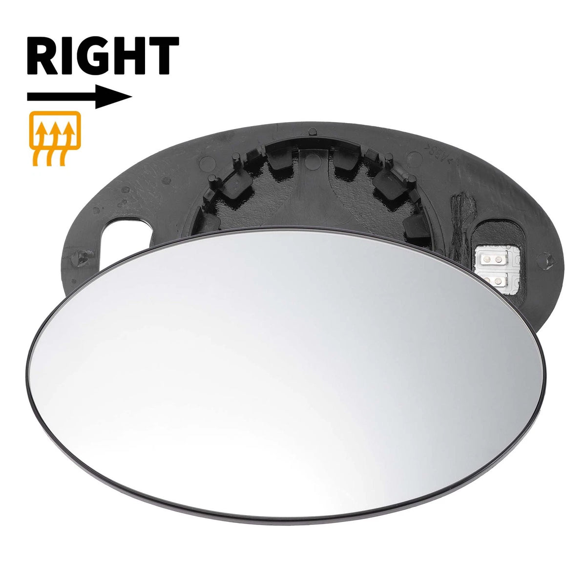 Right Side Heated White Mirror Glass for BMW Mini R50 R52 R53 (2001-2008)