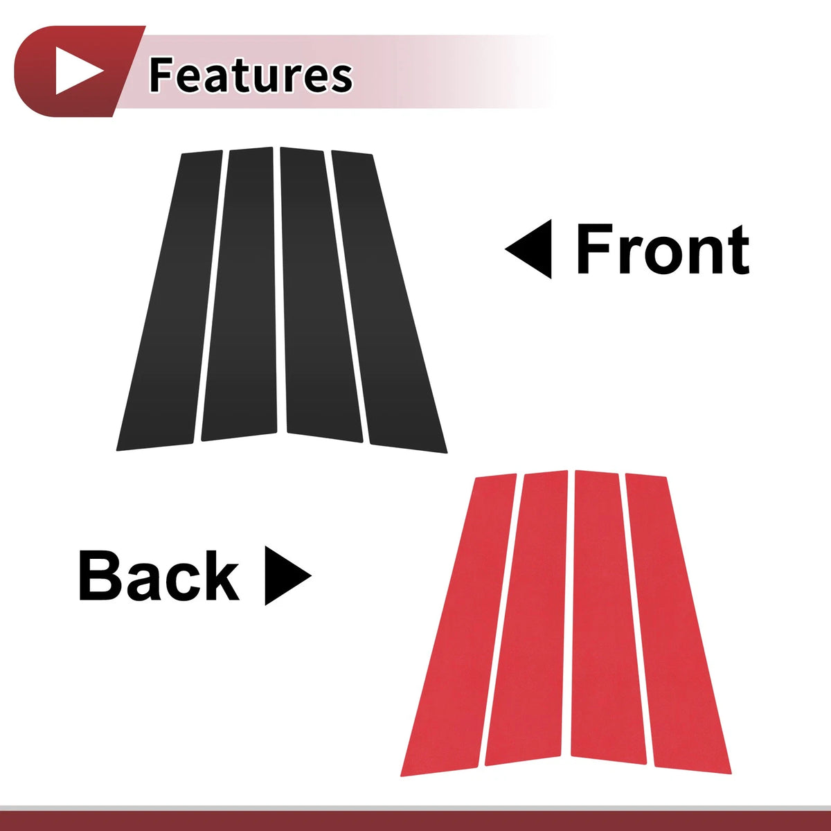 Door Pillar Window Trim for Chevrolet Malibu Front Left Right (2004-2007)