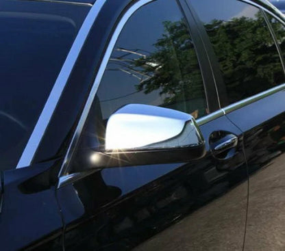 Chrome Side Door Mirror Covers for BMW 7 Series (2009-2015)