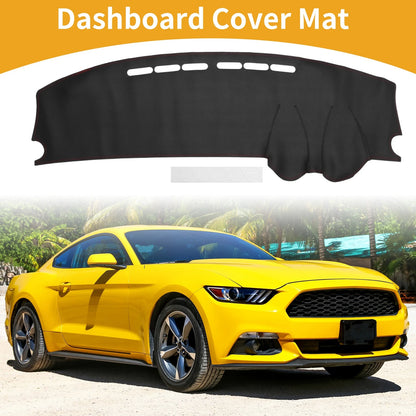 Dashboard Cover for Mitsubishi Outlander 2001-2006 Black Red Anti-Slip