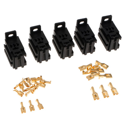 5Pin Car Relay Socket with Terminals for Car Truck