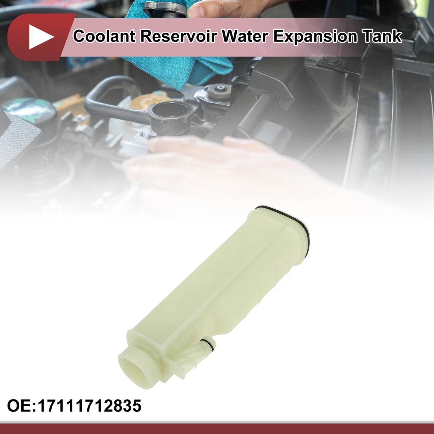 Coolant Expansion Overflow Tank for BMW E30 E36 E39 318i 525i (1982-2003)