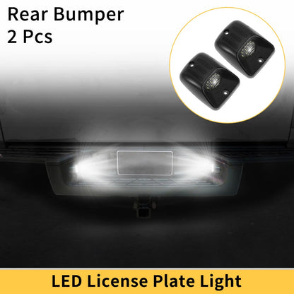 License Plate Light Tag Lamp White Red for Toyota Tacoma (1995-2004)