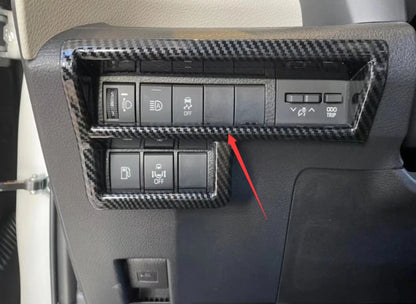 Headlight Switch Cover Trim for 2021-2023 Toyota Sienna Carbon Fiber 1 x pcs