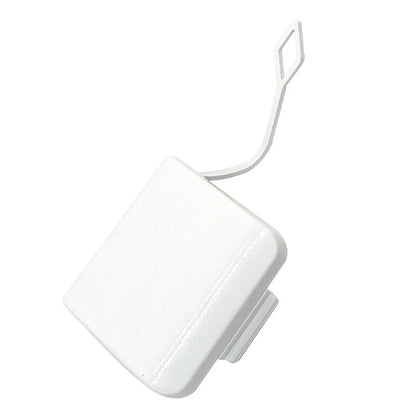 White Tow Hook Cover Cap for Mercedes-Benz C-Class W203 (2001-2007)