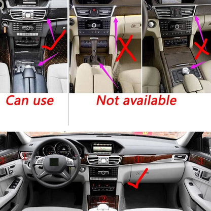 5D Carbon Fiber Style Decor Cover Kit for Mercedes Benz E W212 (2010-2016)
