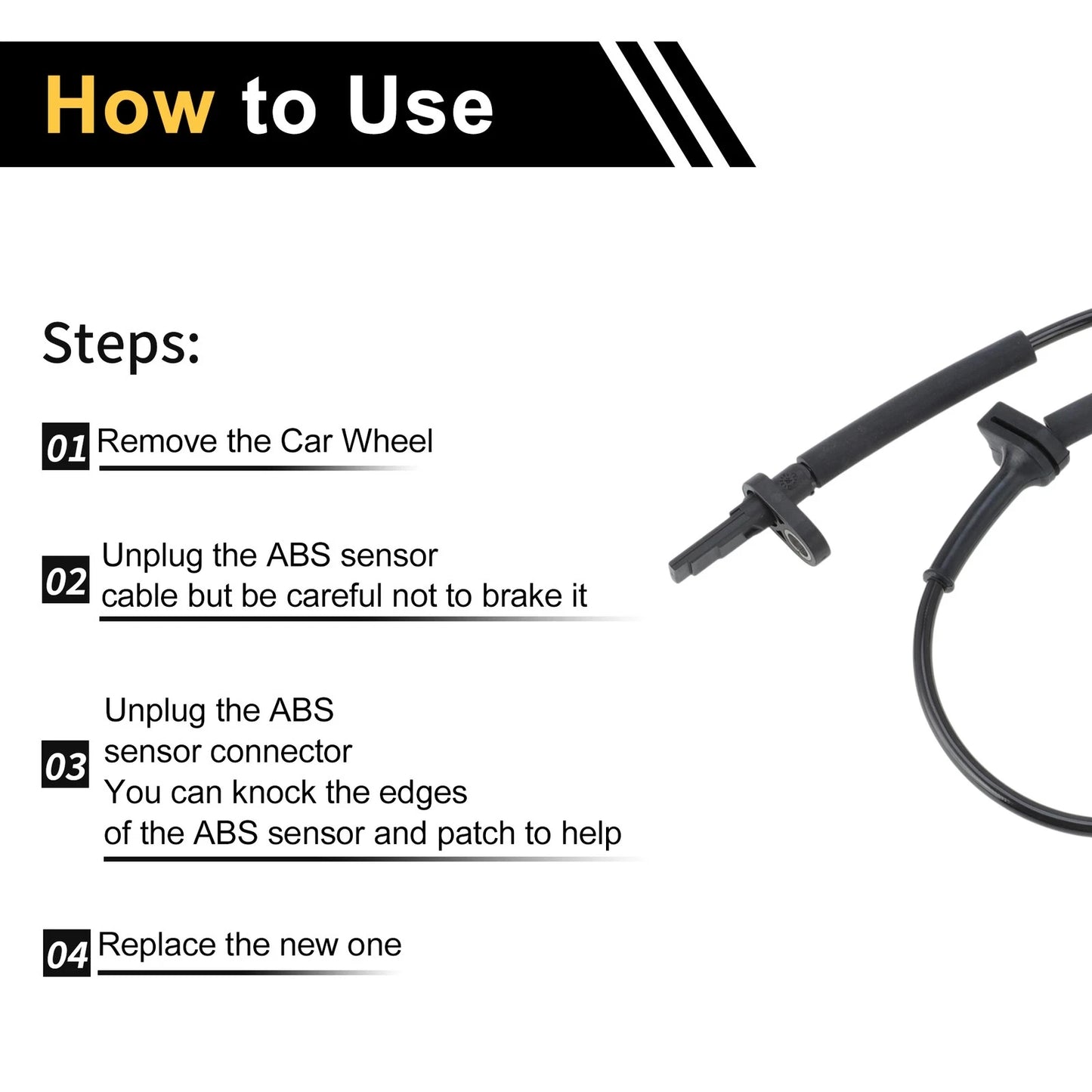 ABS Wheel Speed Sensor for Ford Ecosport (2013-2015)