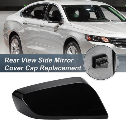 Right Side Rearview Mirror Cover Cap Gloss Black for Chevrolet Impala (2014-2020)