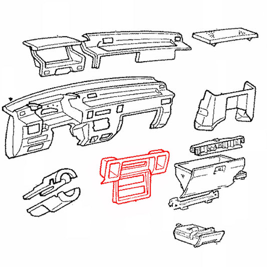 Air Vent Grille for Mitsubishi Triton L200 Colt Strada 1986-1996