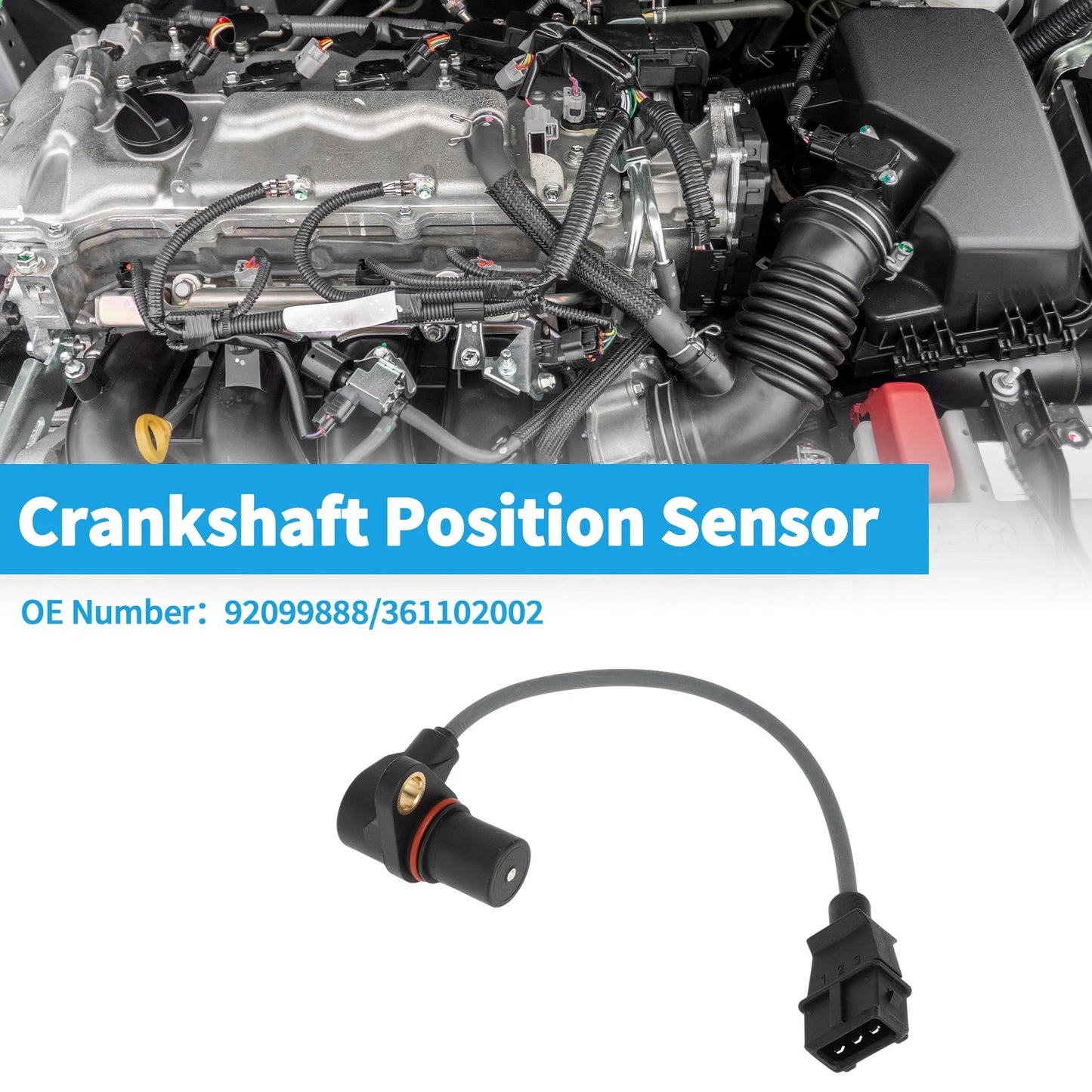 Crankshaft Position Sensor 1 Pc for Buick Sail