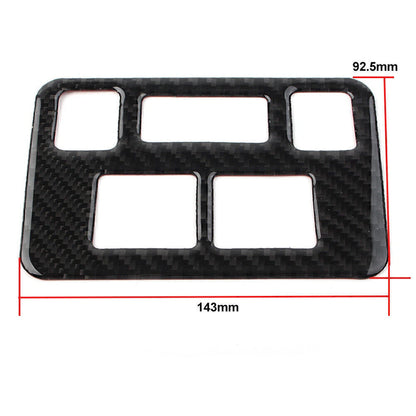 Carbon Fiber Headlight Button Frame Cover for Subaru Forester (2013-2018)