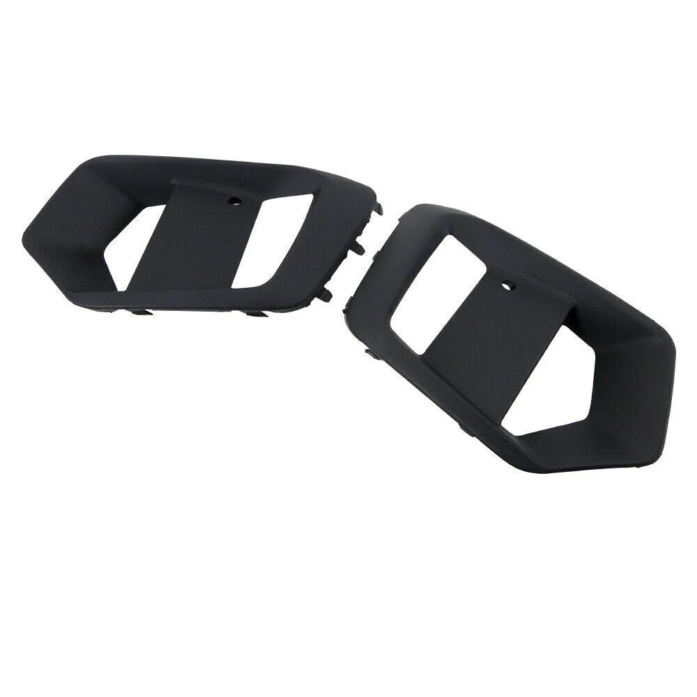 Matte Black Front Bumper Fog Light Covers for Ford Focus RS (2016-2018) 2x
