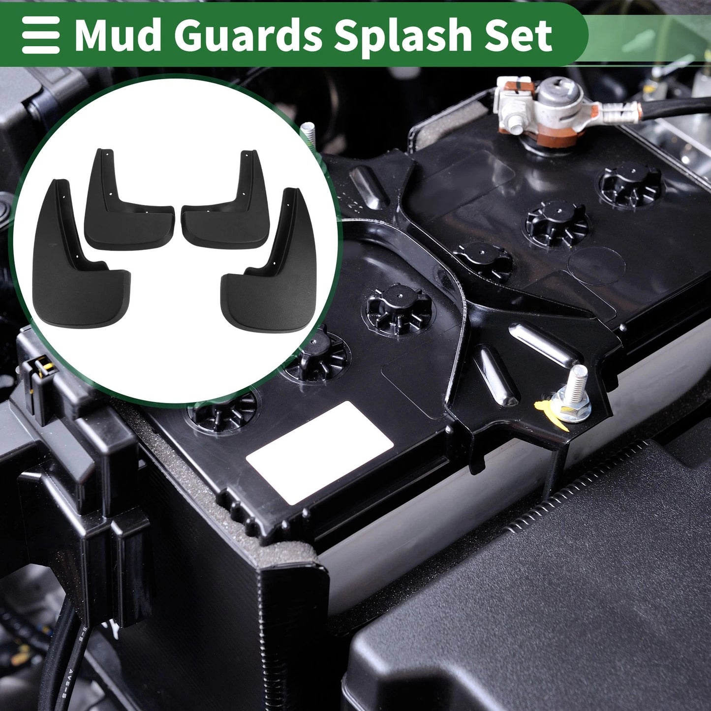 Mud Flaps Splash Guards for Chevrolet Equinox (2010 - 2017)