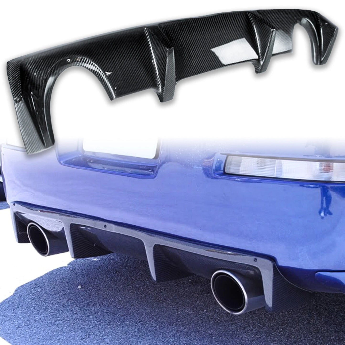 Rear Bumper Diffuser for Nissan 350Z (2003-2009)