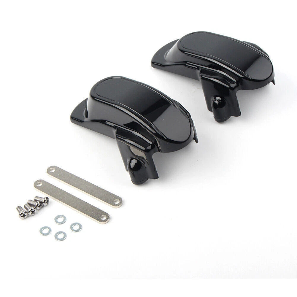 2 x Rear Frame Axle Covers for Harley Dyna FXD Super Glide & FXDF Fat Bob